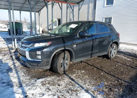 2020 Mitsubishi Outlander Sport 2.0 Es z USA, uszkodzony, nr VIN JA4AP3AU9LU006745